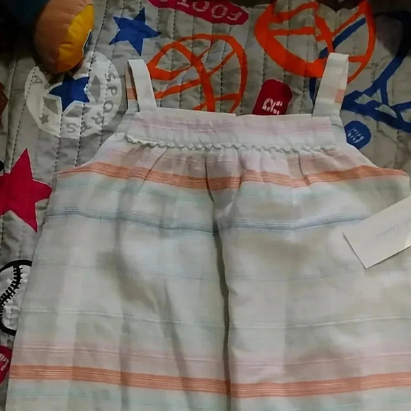 RALPH LAUREN GIRLS SLEEVELESS JUMPSUIT - Picture 2 of 5